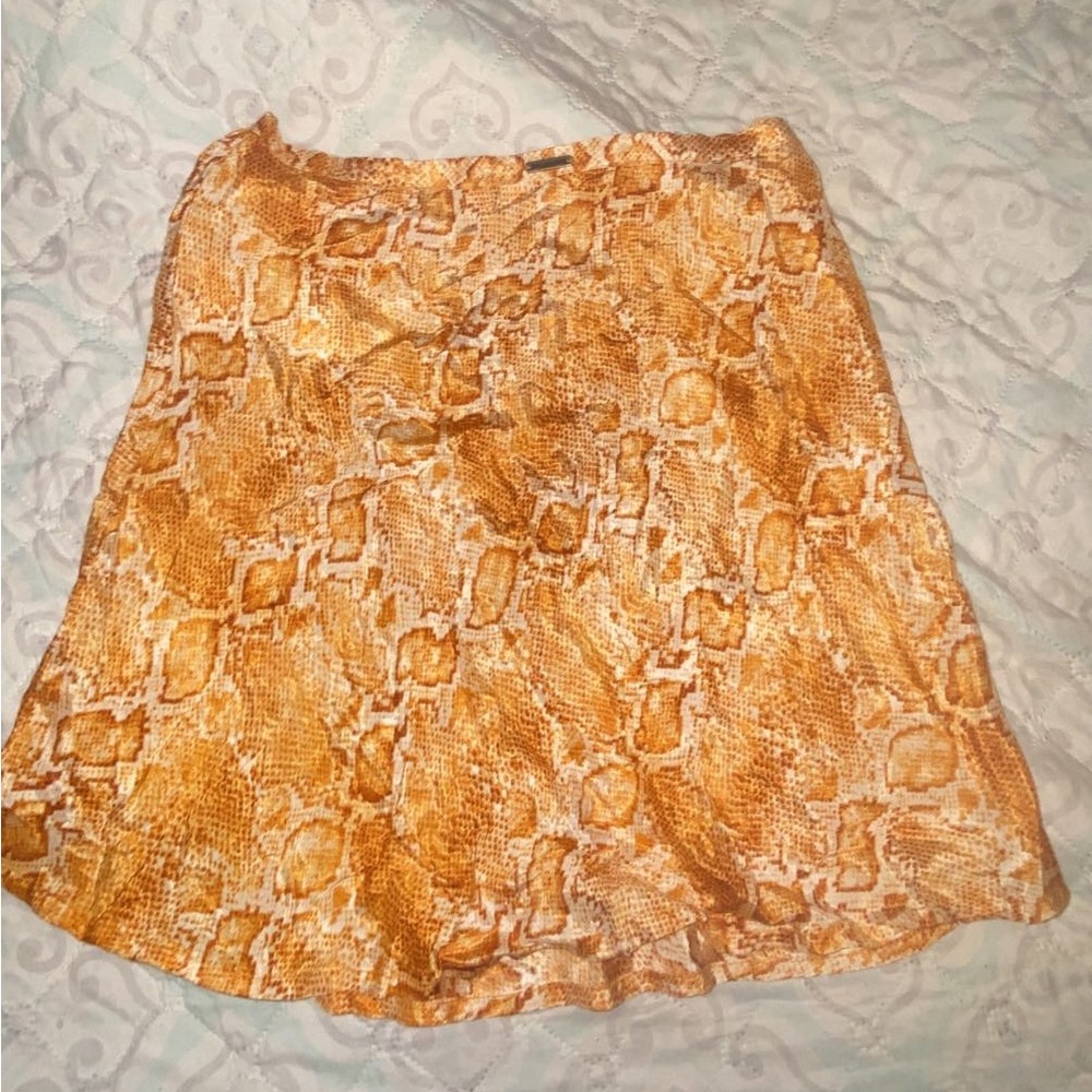 Snake skin skirt